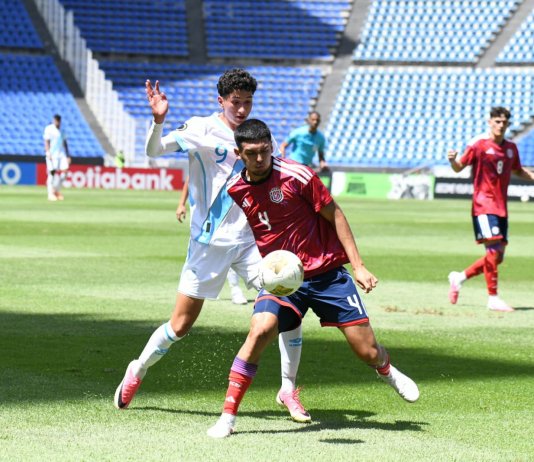 Guatemala cae ante Costa Rica y tiene un pie fuera del camino del Mundial sub 20 Guatemala perdió contra Costa Rica en el primer partido del premundial sub 20.