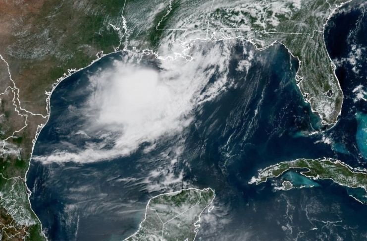 La tormenta Bertha tocó tierra en Estados Unidos.