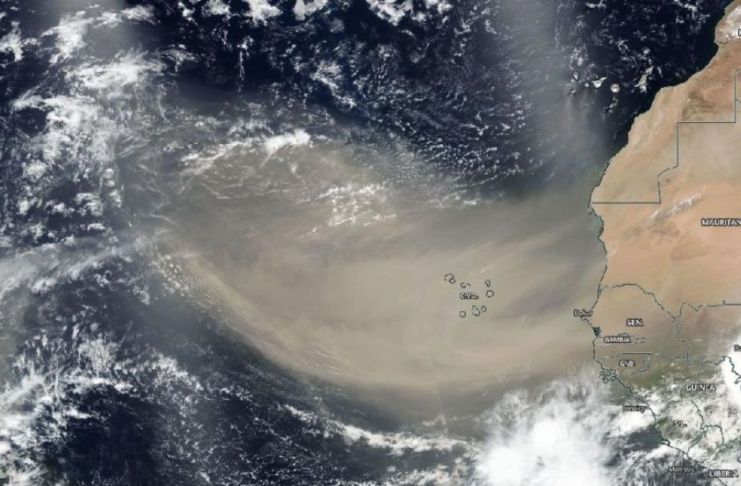 Polvo del Sahara