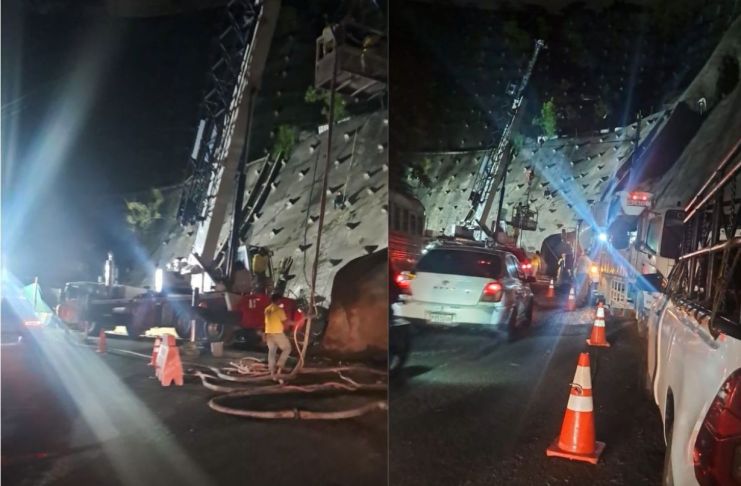 Las PMT de Villa Canales y Villa Nueva han informado de tránsito lento en sus sectores debido a los trabajos.
