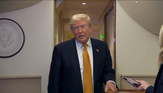 trump messi El presidente estadounidense, Donald Trump, llegó al estadio Nueva York/Nueva Jersey, donde se disputa la final de la Copa Mundial entre Argentina y España, y dijo que aunque no tiene favoritos