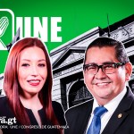 El jefe y subjefa del bloque UNE, José Inés Castillo, y Teresita De León, buscarán interpelar a los 14 ministros del gobierno de Arévalo. Arte: La Hora