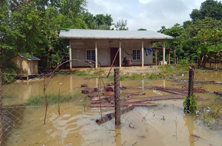 Las lluvias de las últimas horas han dejado una serie de emergencias en Alta Verapaz que afectan a cuatro municipios. Foto La Hora: Conred