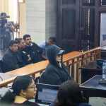 Una agente que fue testigo de las agresiones contra Nelson Santamaría y Eldin Choc narró su testimonio ante el Tribunal de Mayor Riesgo B. Foto La Hora: Daniel Ramírez
