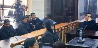Caso Itzapa | «Este es el único que nos puede delatar», la declaración de una agente de PNC que denunció a sus excompañeros Una agente que fue testigo de las agresiones contra Nelson Santamaría y Eldin Choc narró su testimonio ante el Tribunal de Mayor Riesgo B. Foto La Hora: Daniel Ramírez