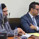 El Tribunal Quinto de Sentncia Penal aplazó la fecha para dar a conocer su resolución sobre una petición de extradición contra un miembro de la comunidad Lev Tahor, por un error en el nombre del sindicado. Foto La Hora: Sergio Osegueda