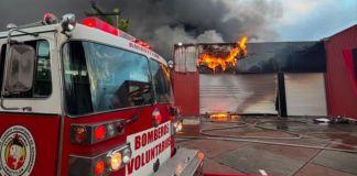 Incendio km 29 ruta al pacífico