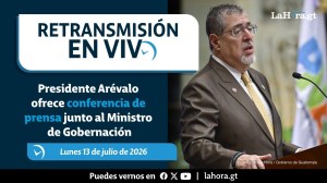 Retransmisión: Presidente Arévalo ofrece conferencia de prensa junto al Ministro de Gobernación
