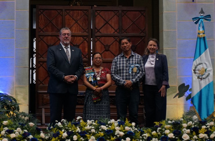 Las asociaciones CDRO y UTZ CHE´ fueron premiadas por el gobierno con la medalla presidencial por su labor en la protección del medio ambiente.