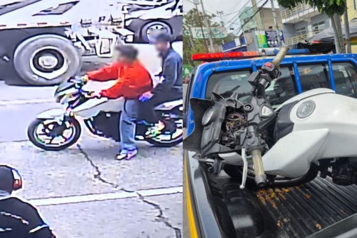 Menor detenido en la zona 3.