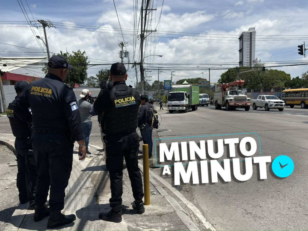 minuto a minuto bloqueos Los bloqueos en Villa Nueva y la ciudad de Guatemala finalizaron.