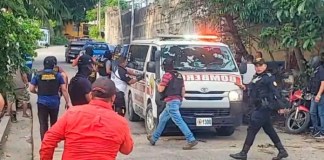 Se registró la alteración del orden en la cárcel de Puerto Barrios. Foto La Hora: CVB
