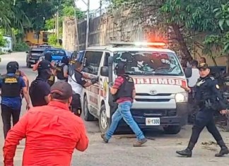 Se registró la alteración del orden en la cárcel de Puerto Barrios. Foto La Hora: CVB