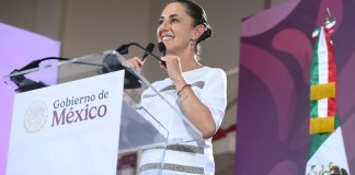 Luego de recibir una invitación de parte del presidente Donald Trump, la presidenta de México, confirmó que asistirá a la final. Sheinbaum, no asistió a la inauguración en México. Foto La Hora: EFE