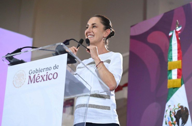 La final del Mundial 2026 reunirá a Claudia Sheinbaum, Donald Trump y Mark Carney en Nueva York Luego de recibir una invitación de parte del presidente Donald Trump, la presidenta de México, confirmó que asistirá a la final. Sheinbaum, no asistió a la inauguración en México. Foto La Hora: EFE