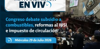 Plenaria en el Congreso