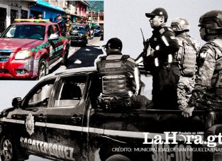 Fuerzas combinadas, agentes de la Policía Municipal y de Tránsito participan en los operativos en el casco urbano del municipio.
