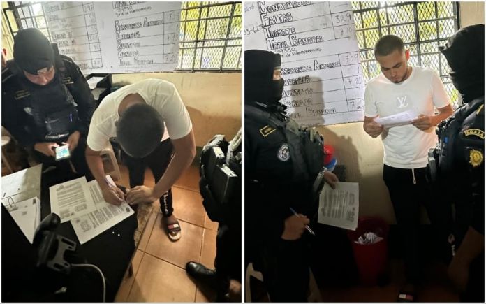 pnc reo extraditable En el interior de la cárcel El Boquerón, Cuilapa, Santa Rosa, se notificó al reo Alejandro Juncos Vásquez de una orden de captura con fines de extradición.