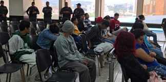 El Juzgado Octavo Penal inició la audiencia para discutir si más de 30 supuestos integrantes de la Mara Salvatrucha deben enfrentar juicio. Foto: La Hora