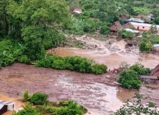 Las constantes lluvias marcan una saturación de suelos que pone en alerta dos municipios en Izabal ante cualquier emergencia. Foto La Hora: Conred