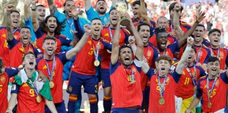 Mundial 2026: Selección española viaja hoy mismo, será recibida por la Casa Real y luego recorrerá Madrid La selección española será recibida por la Casa Real y luego recorrerá las calles de Madrid. Foto La Hora: EFE