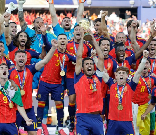 Mundial 2026: Selección española viaja hoy mismo, será recibida por la Casa Real y luego recorrerá Madrid La selección española será recibida por la Casa Real y luego recorrerá las calles de Madrid. Foto La Hora: EFE