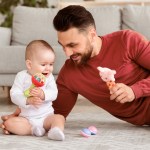 El olor del padre también influye en la sincronía cerebral del bebé, afirma el estudio. Foto: Prostock studio / Shutterstock.