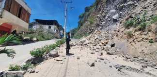 Insivumeh reporta 12 sismos en Guatemala entre la noche del 17 y la mañana del 18 de julio El sismo de 7.4 grados del viernes 17 de julio provocó algunos deslizamientos de tierra. Conred indicó haber atendido 58 emergencias. Foto La Hora.