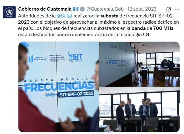 Así informaba el Gobierno, en su momento, sobre la subasta del espectro que ahora volverá a analizarse.