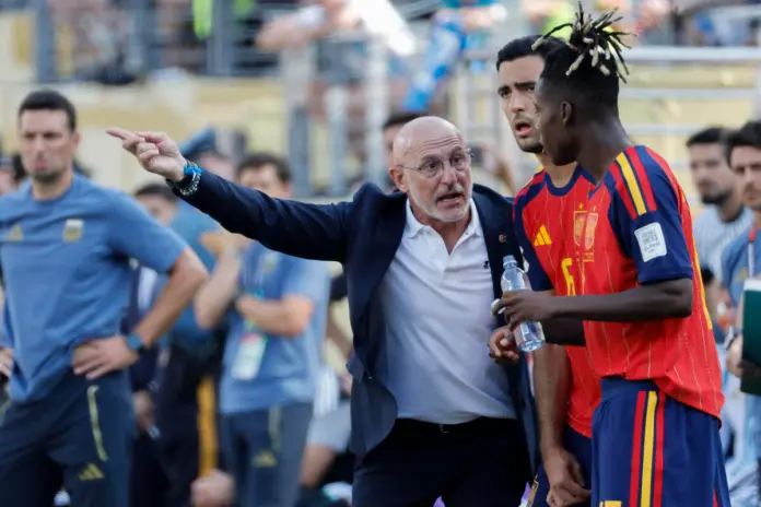 Luis de la Fuente, el Luis de la Fuente, técnico de la selección de España, inició en la Real Federación Española de Fútbol. Foto: EFE/ Lavandeira Jr