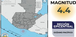 Insivumeh reportó un temblor de 4.4.