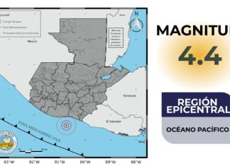 Insivumeh reportó un temblor de 4.4.