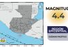 Temblor de 4.4, con epicentro en el océano Pacífico, fue sensible en Guatemala Insivumeh reportó un temblor de 4.4.