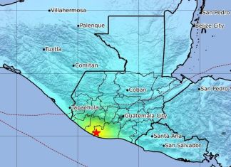 Insivumeh reportó un fuerte temblor la madrugada de hoy, jueves 30 de julio.