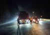 Tráiler varado bloquea carril en la cuesta de Villa Lobos hacia la capital Cuesta de Villa Lobos