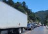 Bloqueo en rechazo al alza de combustibles en Huehuetenango es retirado, pero tránsito es lento Bloqueo San Rafael Petzal