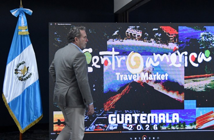 Harris Whitbeck, director del Inguat, anunció ayer que Guatemala albergará la Travel Market 2026 en octubre próximo. Foto La Hora: EFE