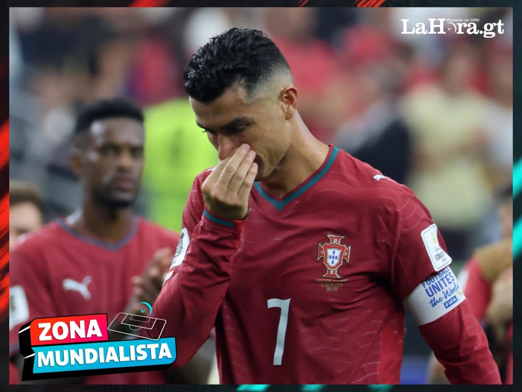Para Portugal, la derrota en la cancha significó algo mucho más profundo: el final de la travesía más imponente que sus ojos hayan visto. Foto La Hora: EFE