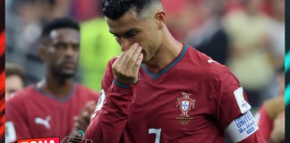 Para Portugal, la derrota en la cancha significó algo mucho más profundo: el final de la travesía más imponente que sus ojos hayan visto. Foto La Hora: EFE