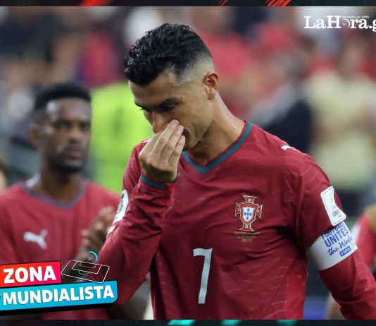 Para Portugal, la derrota en la cancha significó algo mucho más profundo: el final de la travesía más imponente que sus ojos hayan visto. Foto La Hora: EFE