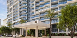 Ilustración conceptual de lo que será el hotel Waldorf Astoria en Miami Beach, Florida (Estados Unidos). Hilton informó que el complejo tendrá 348 suites. Foto La Hor: EFE