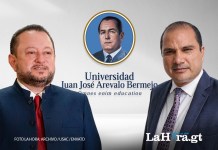 Luis Fernando Cordón Lucero, cercano a Mazariegos, asumió la representación de la Universidad Juan José Arévalo.