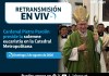 El cardenal Pietro Parolin preside la eucaristía de este domingo en la Catedral Metropolitana en conjunto al presidente. Foto La Hora: Jesús Ríos