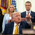 Archivo del presidente de Estados Unidos, Donald Trump. Foto La Hora: EFE