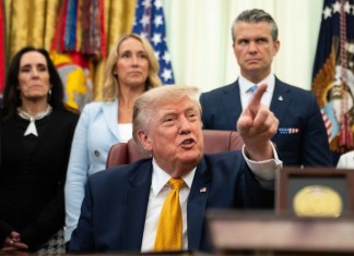 Archivo del presidente de Estados Unidos, Donald Trump. Foto La Hora: EFE
