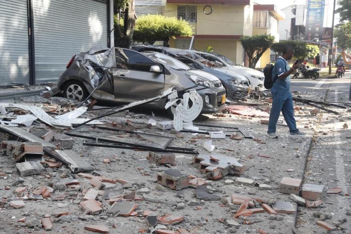 Al menos 20 edificios colapsados en Cali, sede de la reciente investidura presidencial