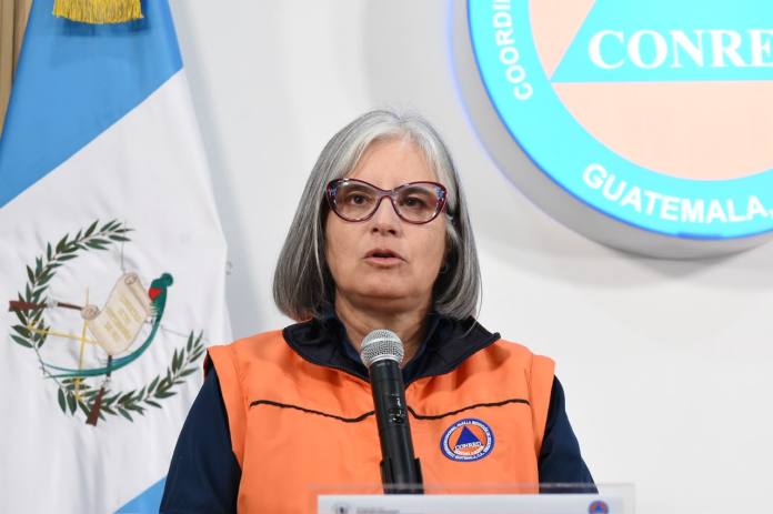 Claudinne Ogaldes, secretaria Ejecutiva de Conred