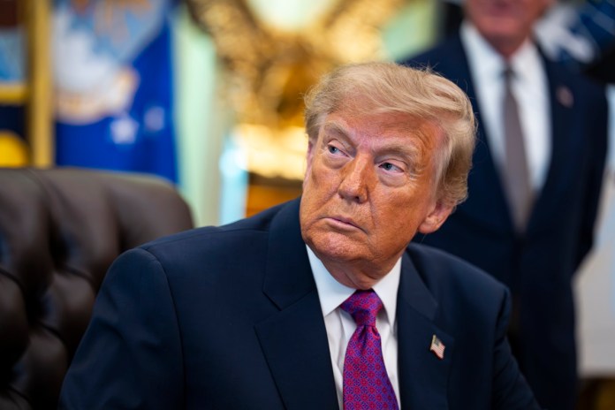 Archivo del presidente de Estados Unidos, Donald Trump. Foto La Hora: EFE