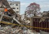 Fotografía que muestra una vivienda destruida este sábado en el barrio Cuarto de Legua, donde vivían las trillizas Saavedra. Foto La Hora: EFE