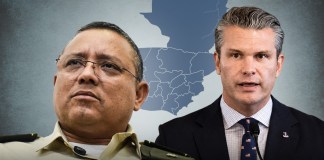 «El Ejército va a operar solo», Sáenz descarta presencia de militares de EE. UU. en lucha contra el narcotráfico El ministro Sáenz asegura que el ejército "opera solo" contra el narcotráfico dentro del país. Apoyo de EE. UU. viene en planificación.